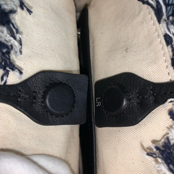 nwot LOEFFLER RANDALL pencil striped BUCKET BAG - Picture 5 of 9